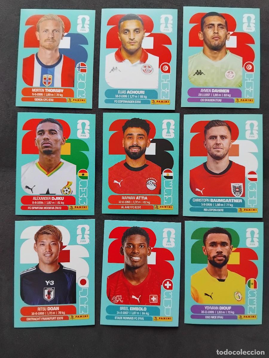 Fu&szlig;ball-Sticker: 9 CROMOS MUNDIAL 2026 - LOTE DE 9 CROMOS VARIADOS - PANINI FIFA WORLD CUP 2026 - MUNDIAL 2026 26