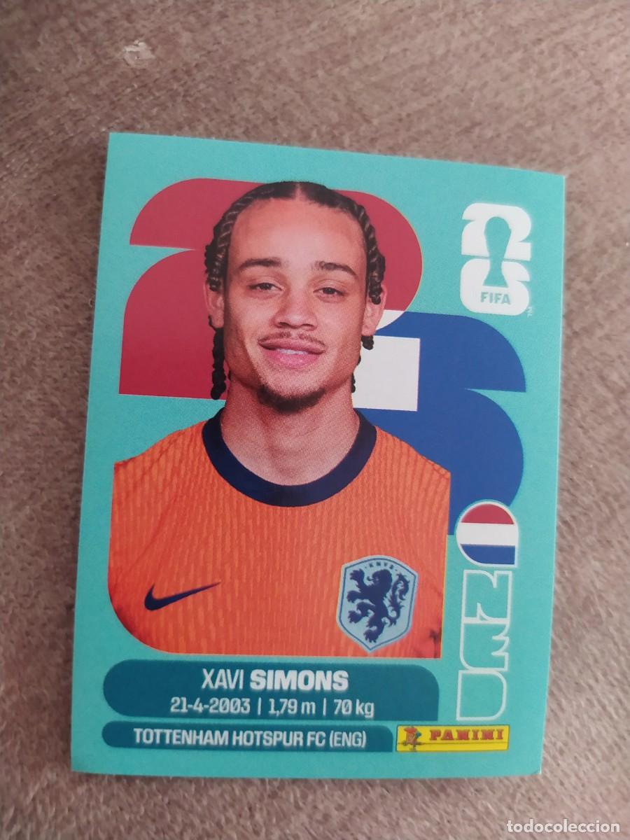 Cartes &agrave; collectionner de Football: NED 15 Xavi SIMONS Pa&iacute;ses Bajos Holanda mundial 2026 panini