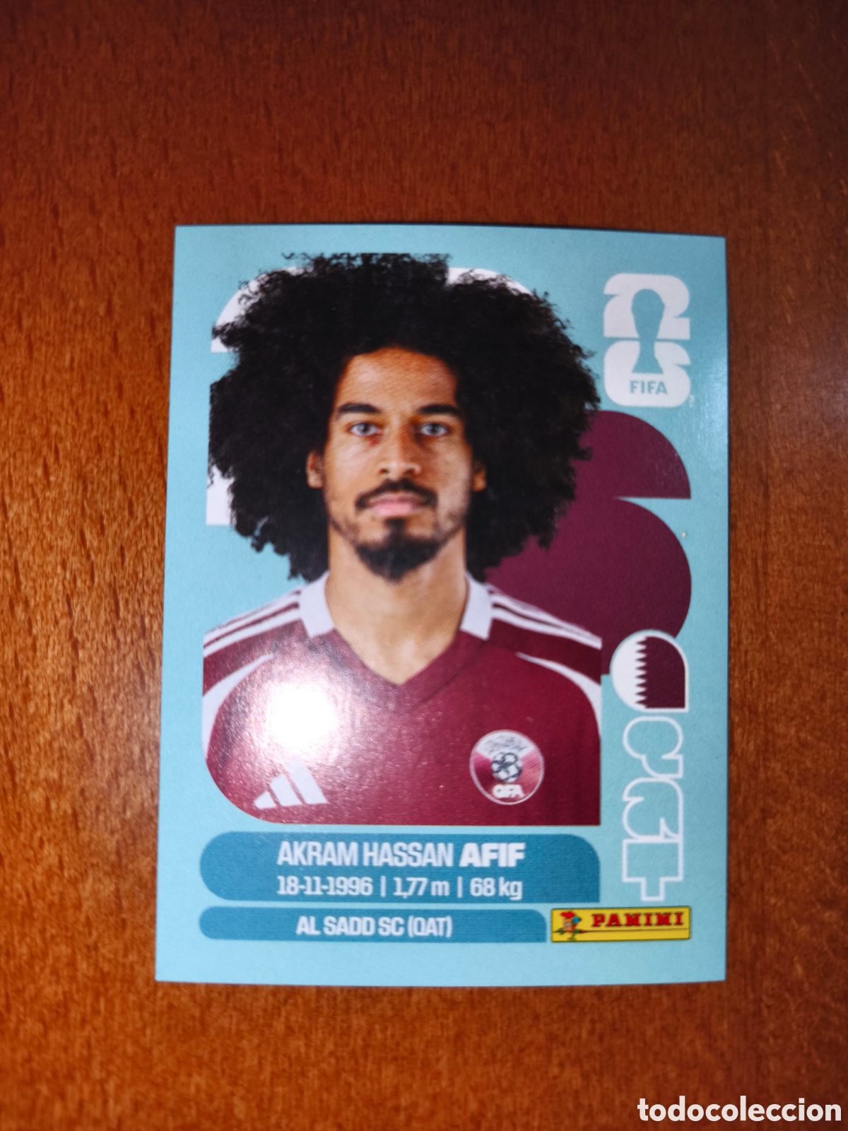 Cartes &agrave; collectionner de Football: QAT18 Akram Hassan Afif QAT 18 Fifa World Cup 2026 Catar