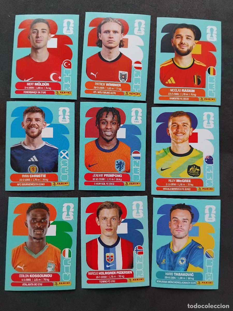 Cartes &agrave; collectionner de Football: 9 CROMOS MUNDIAL 2026 - LOTE DE 9 CROMOS VARIADOS - PANINI FIFA WORLD CUP 2026 - MUNDIAL 2026 26