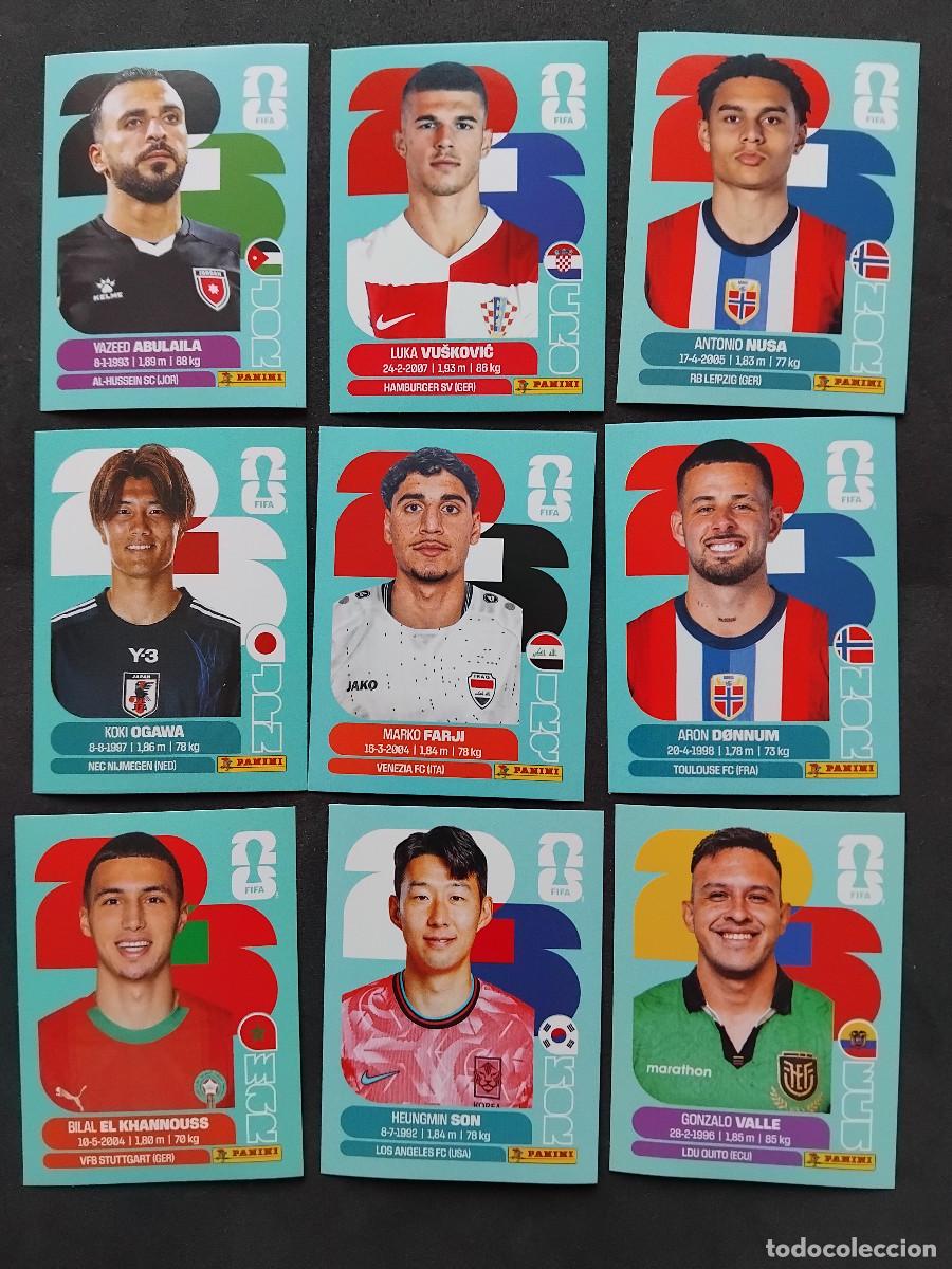 Football Stickers: 9 CROMOS MUNDIAL 2026 - LOTE DE 9 CROMOS VARIADOS - PANINI FIFA WORLD CUP 2026 - MUNDIAL 2026 26