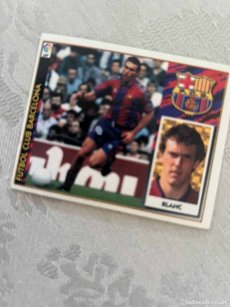 Cromos de f&uacute;tbol: BLANC BARCELONA BAJA SIN PEGAR LIGA ESTE 1997 1998 97 98