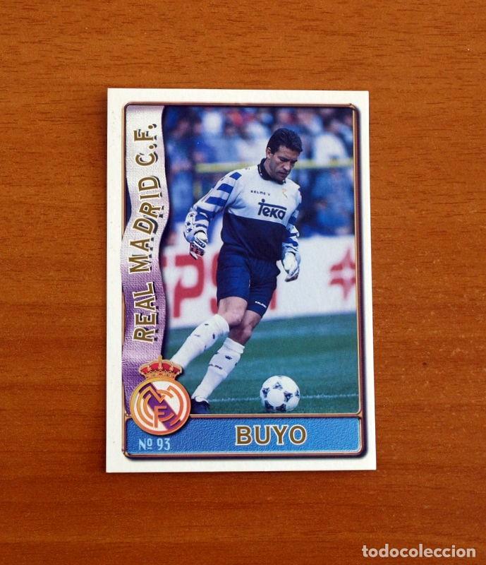 Cromos de f&uacute;tbol: Real Madrid -N&ordm; 93 Buyo -Mundicromo Las Fichas de la Liga de F&uacute;tbol 1996-1997-96-97