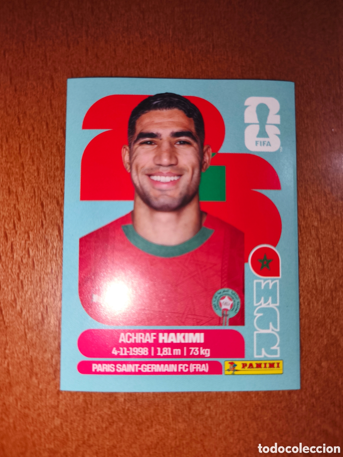 Cromos de f&uacute;tbol: MAR4 Achraf Hakimi MAR 4 Fifa World Cup 2026 Marruecos