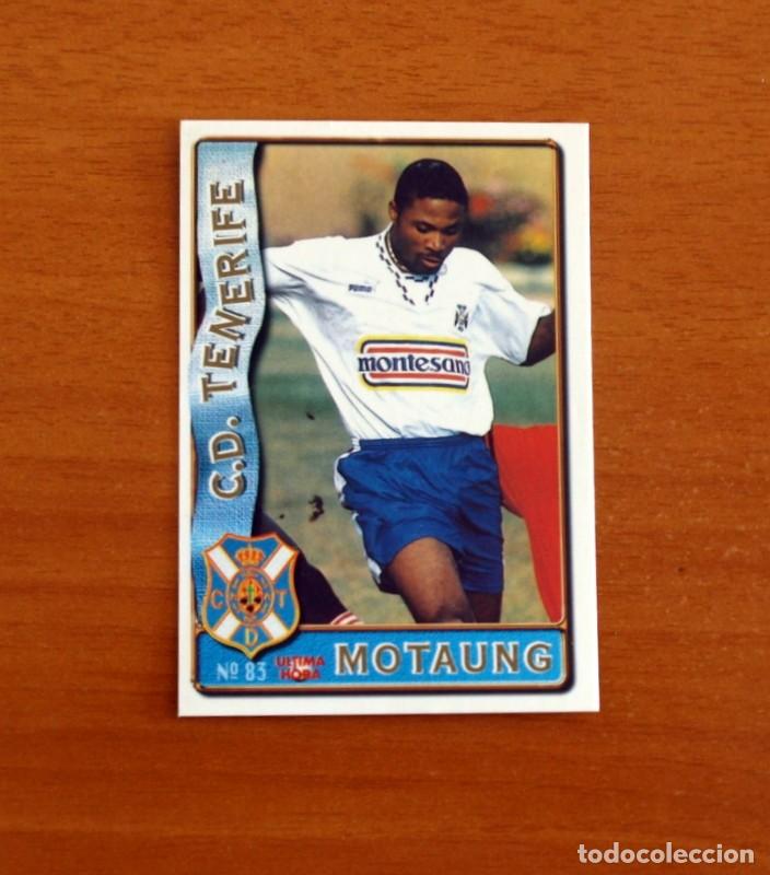Cromos de f&uacute;tbol: Tenerife -N&ordm; 83 Motaung -&Uacute;ltima Hora -Mundicromo Las Fichas de la Liga de F&uacute;tbol 1996-1997-96-97