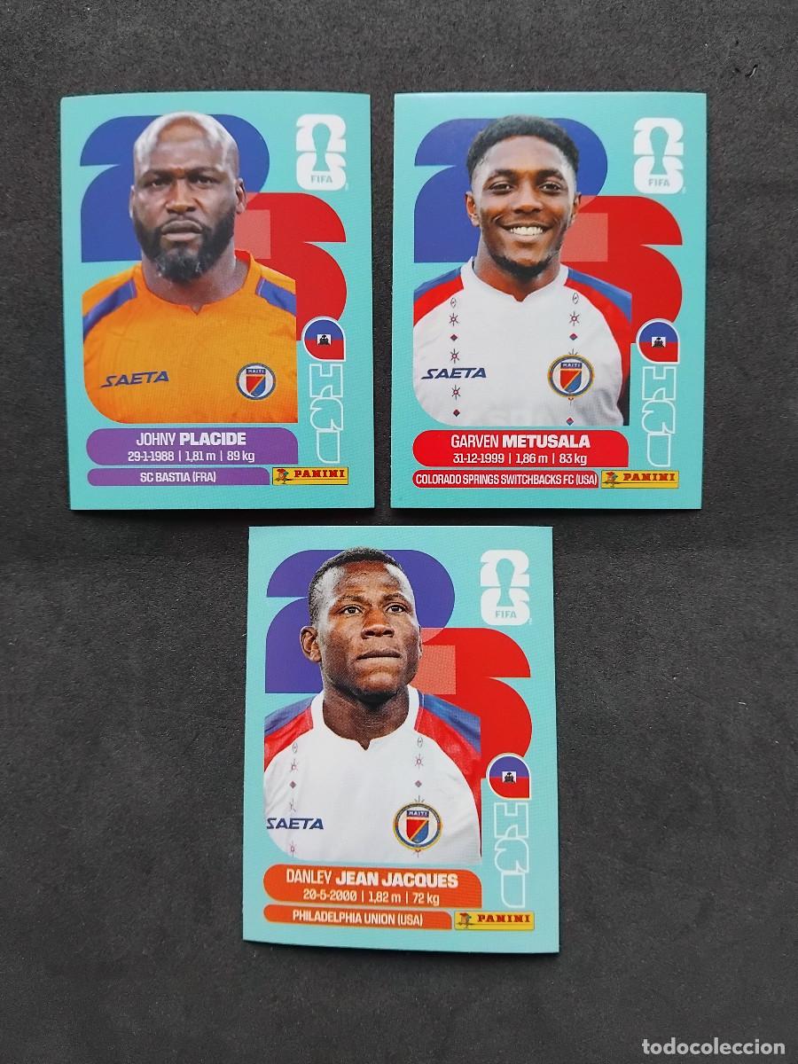 Football Stickers: 3 CROMOS HAITI MUNDIAL 2026 - LOTE HAI 2 HAI 8 HAI 11 - PANINI FIFA WORLD CUP 2026 WORLDCUP 26