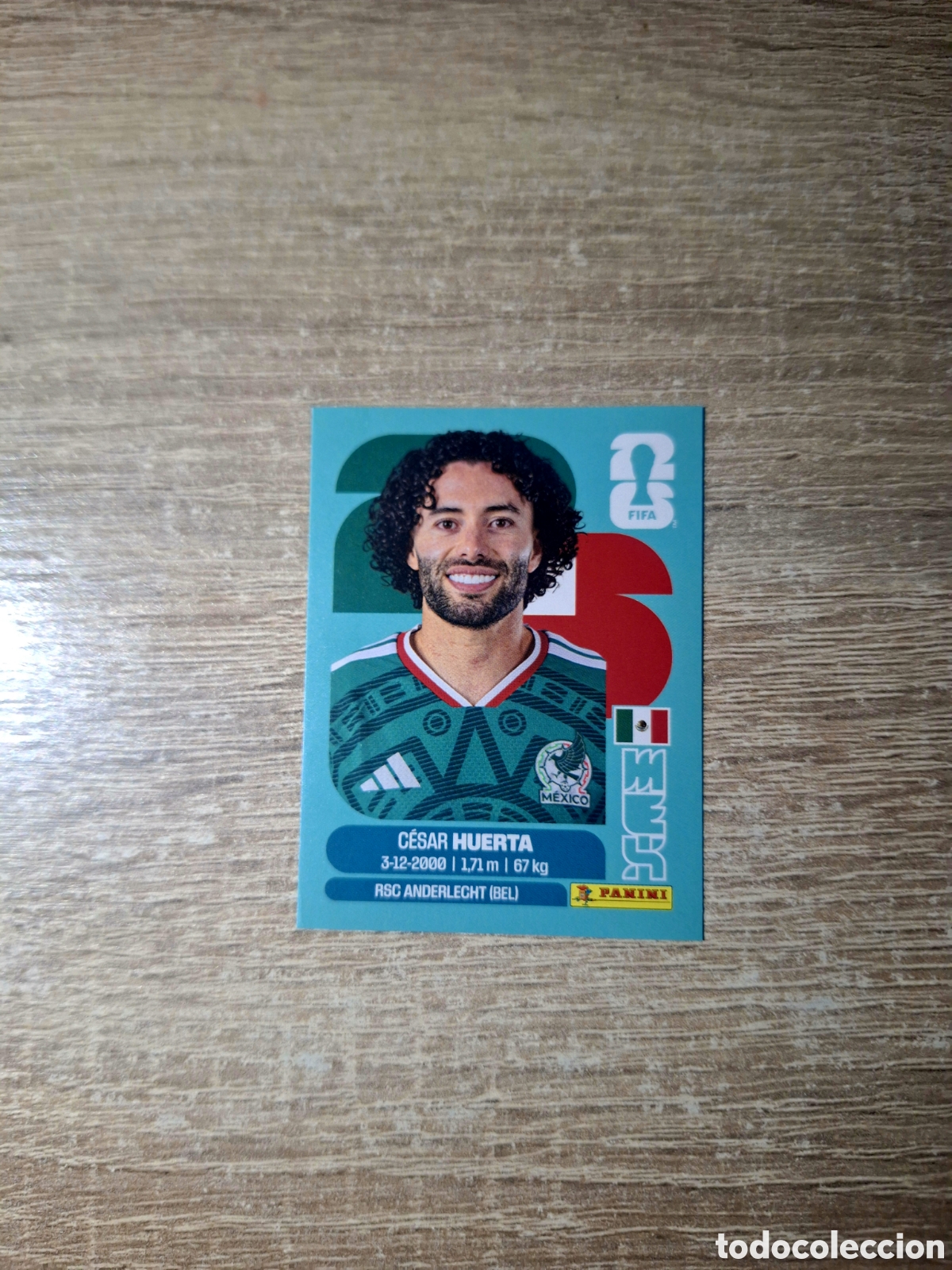 Football Stickers: M&Eacute;X 20 C&Eacute;SAR HUERTA (MUNDIAL 2026)