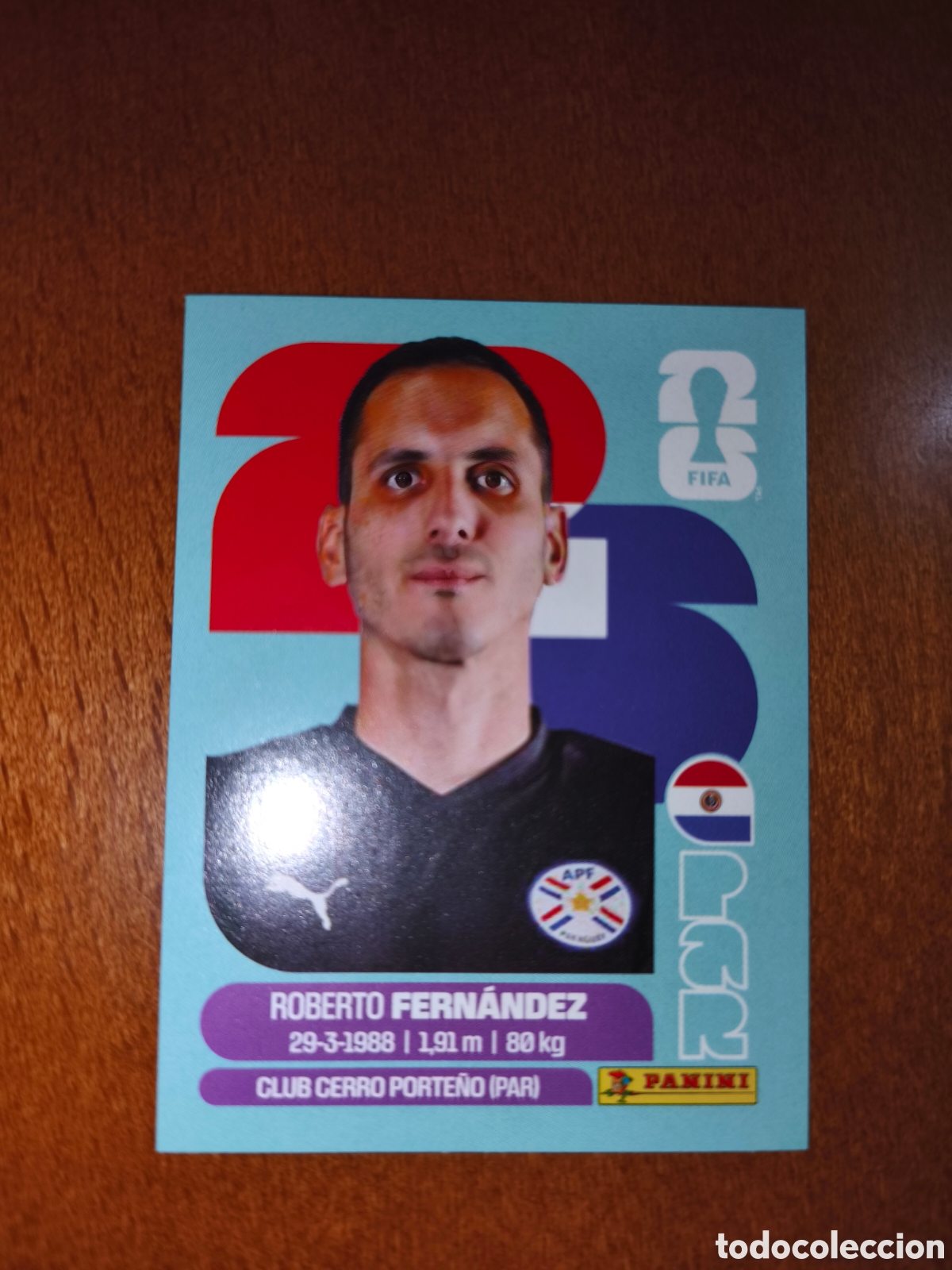 Cromos de Futebol: PAR2 Roberto Fern&aacute;ndez PAR 2 Fifa World Cup 2026 Paraguay