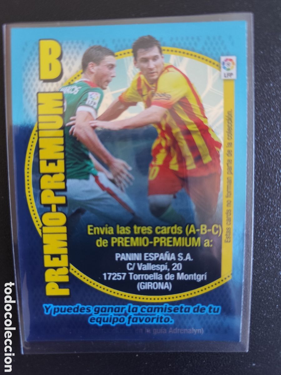Cromos de f&uacute;tbol: Premio Premium B Adrebalyn 2014/15