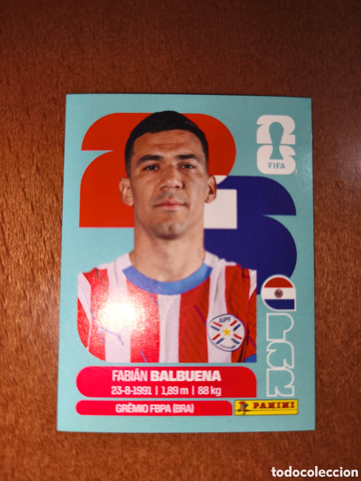 Cromos de Futebol: PAR5 Fabi&aacute;n Balbuena PAR 5 Fifa World Cup 2026 Paraguay