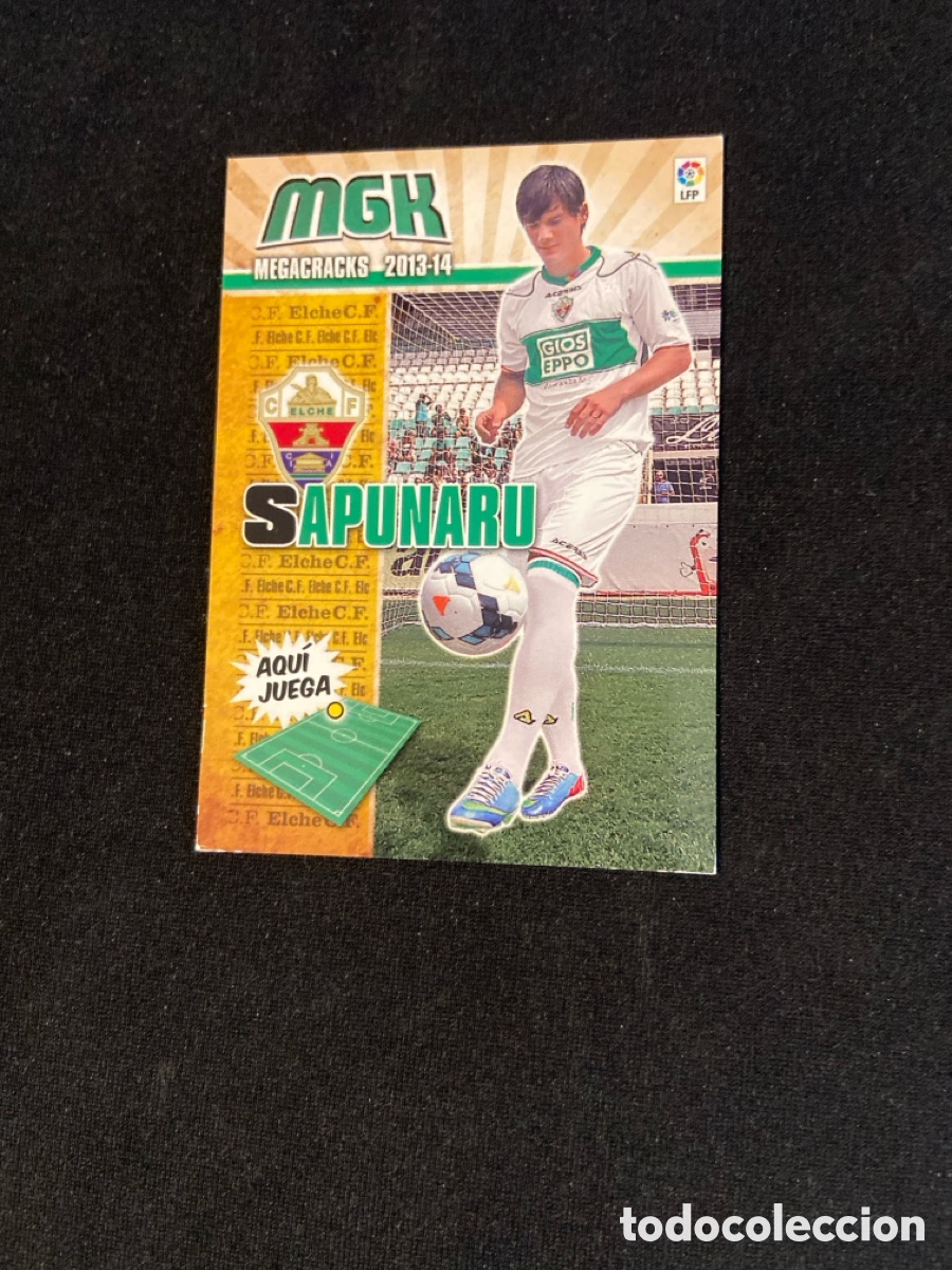 Cromos de f&uacute;tbol: SAPUNARU 112 BIS (ELCHE)