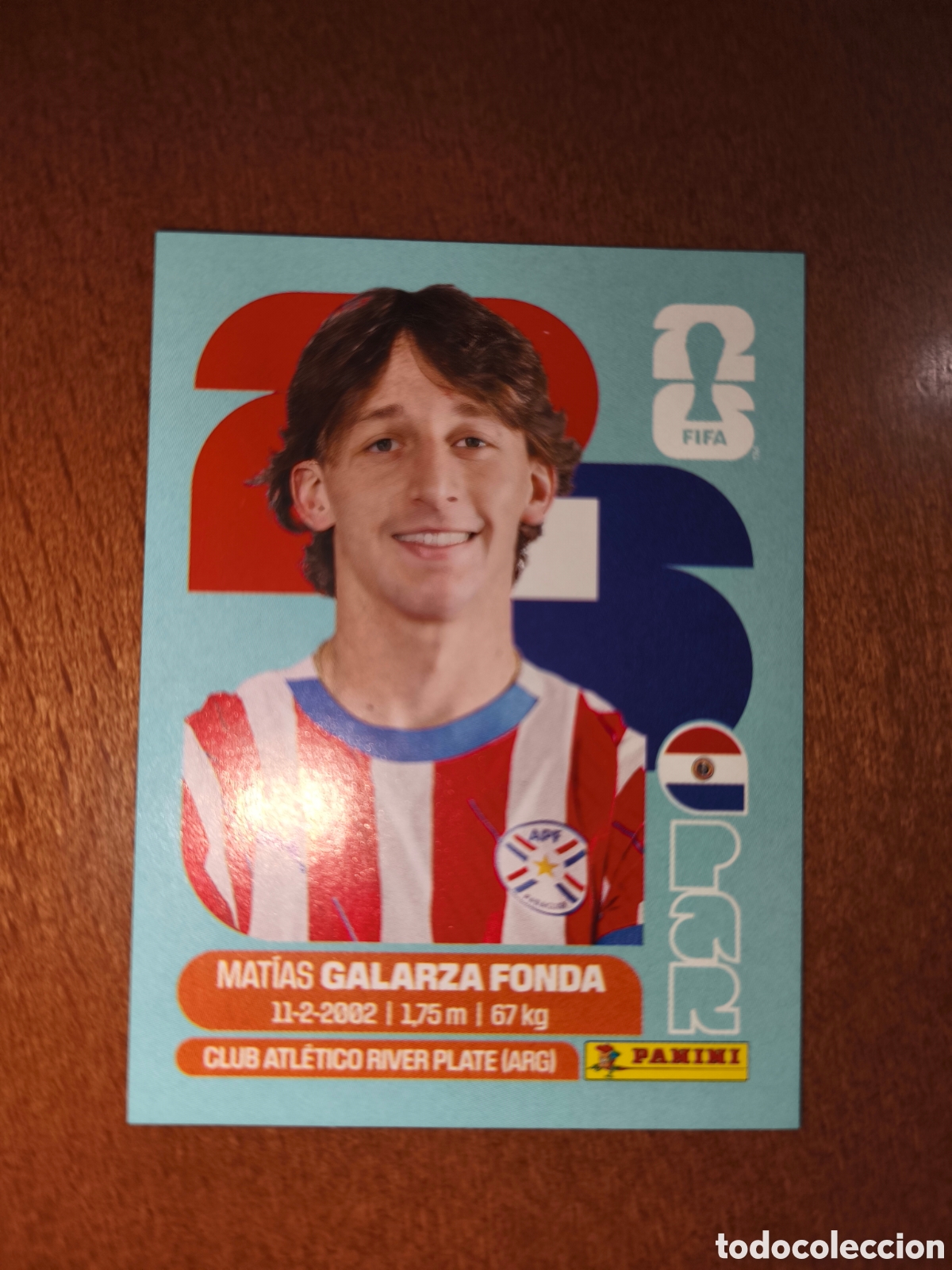 Cromos de f&uacute;tbol: PAR14 Mat&iacute;as Galarza Fonda PAR 14 Fifa World Cup 2026 Paraguay