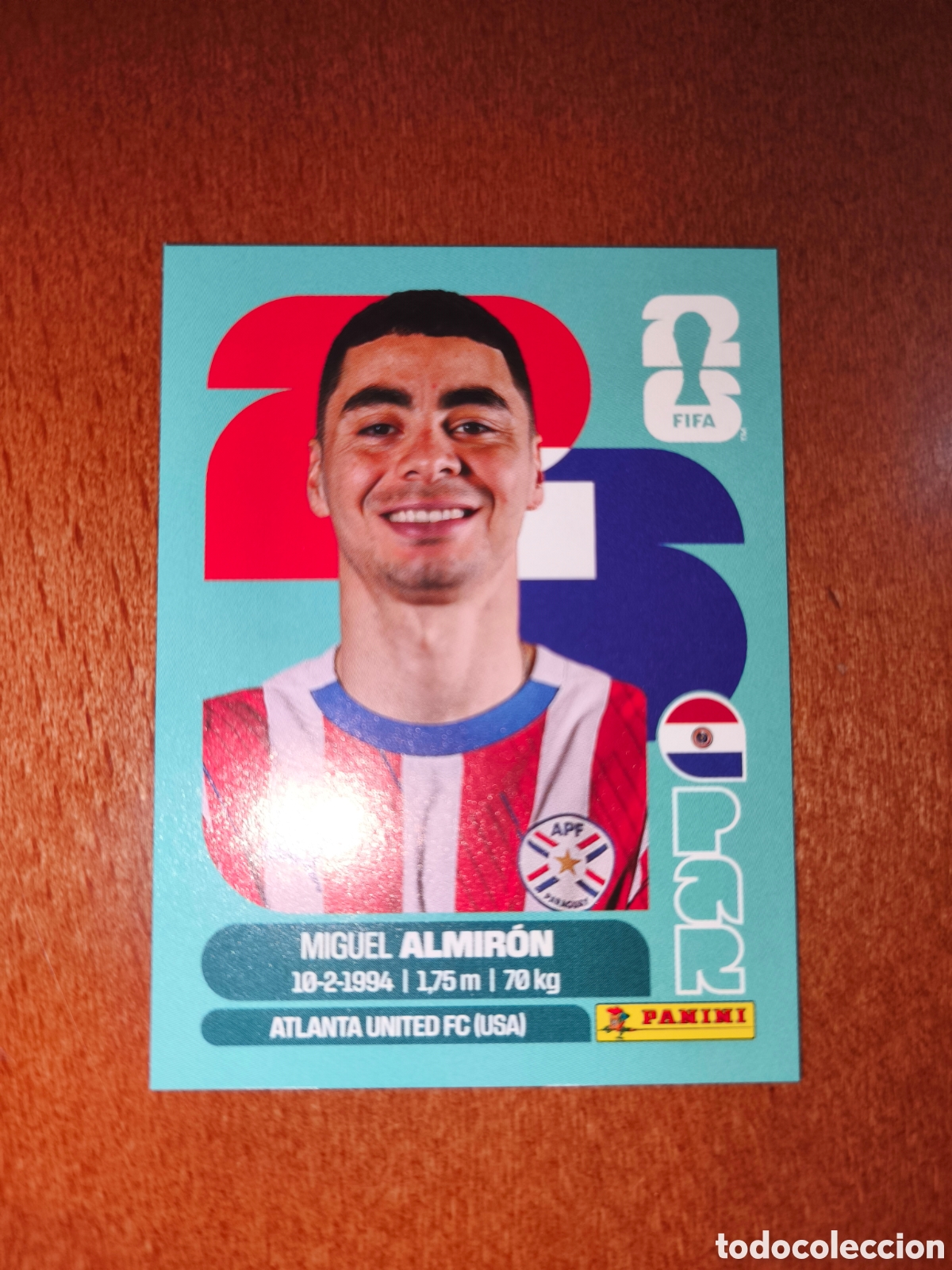 Cromos de f&uacute;tbol: PAR17 Miguel Almir&oacute;n PAR 17 Fifa World Cup 2026 Paraguay