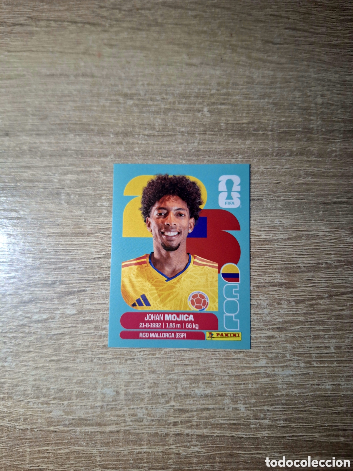 Cromos de f&uacute;tbol: COL 7 JOHAN MOJICA (MUNDIAL 2026)