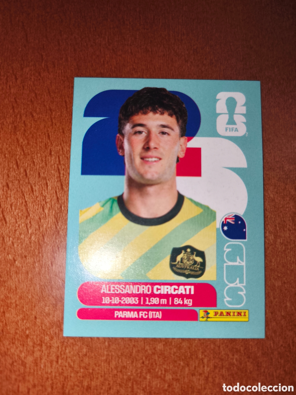 Cromos de f&uacute;tbol: AUS5 Alessandro Circati AUS 5 Fifa World Cup 2026 Australia