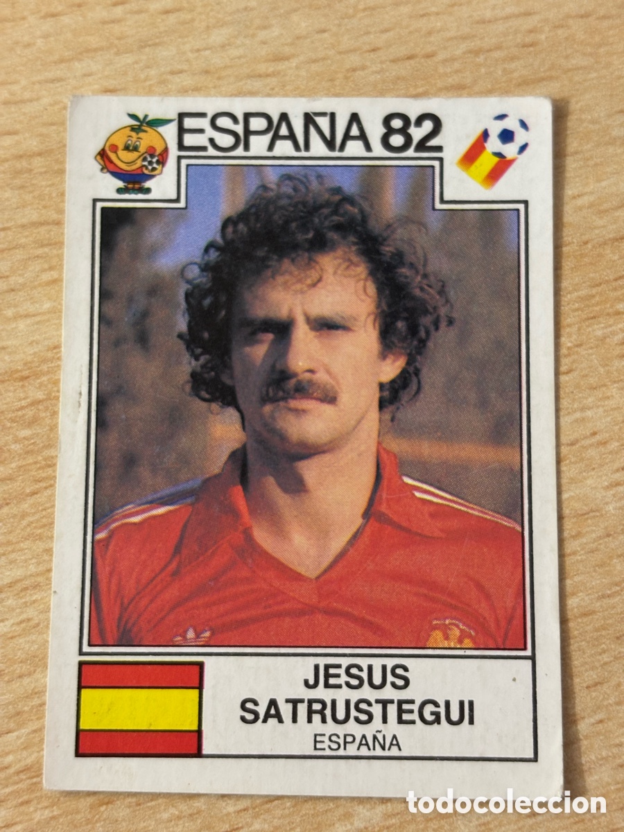Figurine di Calcio: # 306 Satrustegui Espa&ntilde;a Mundial Espa&ntilde;a 82 sin pegar Panini