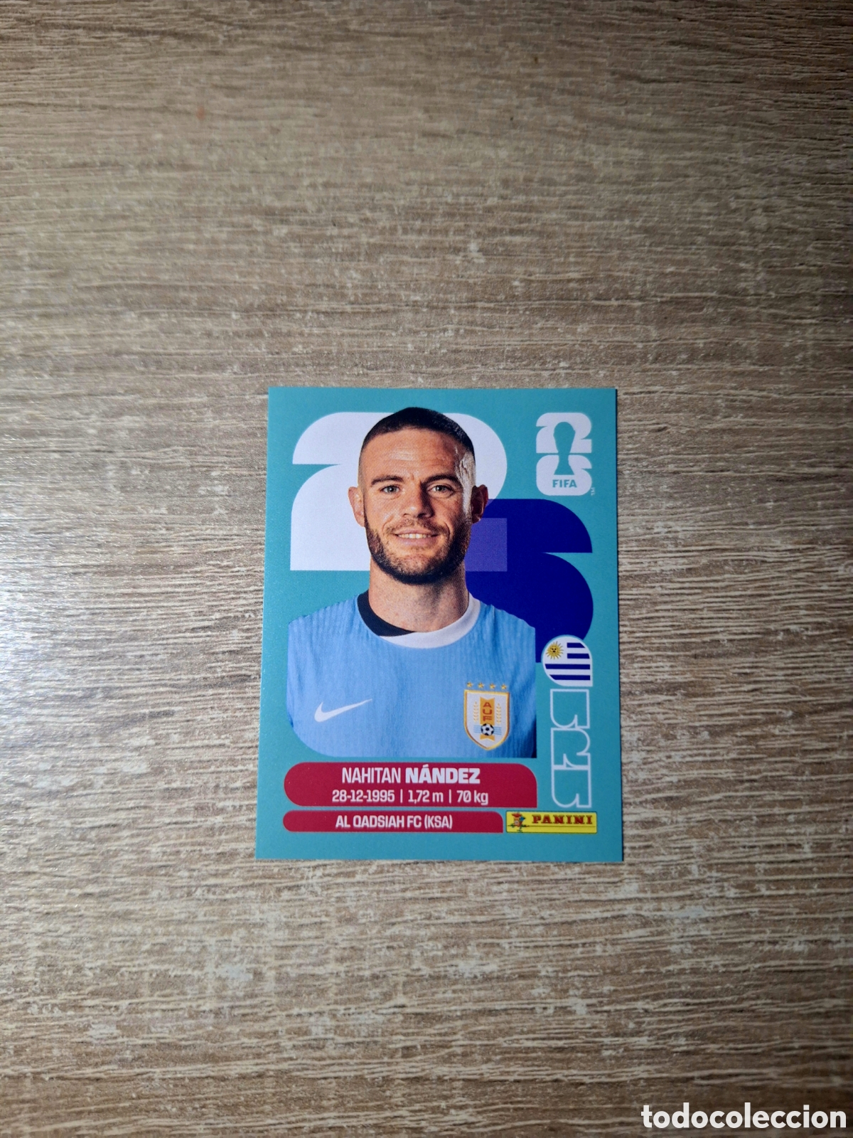 Figurine di Calcio: URU 9 NAHITAN N&Aacute;NDEZ (MUNDIAL 2026)