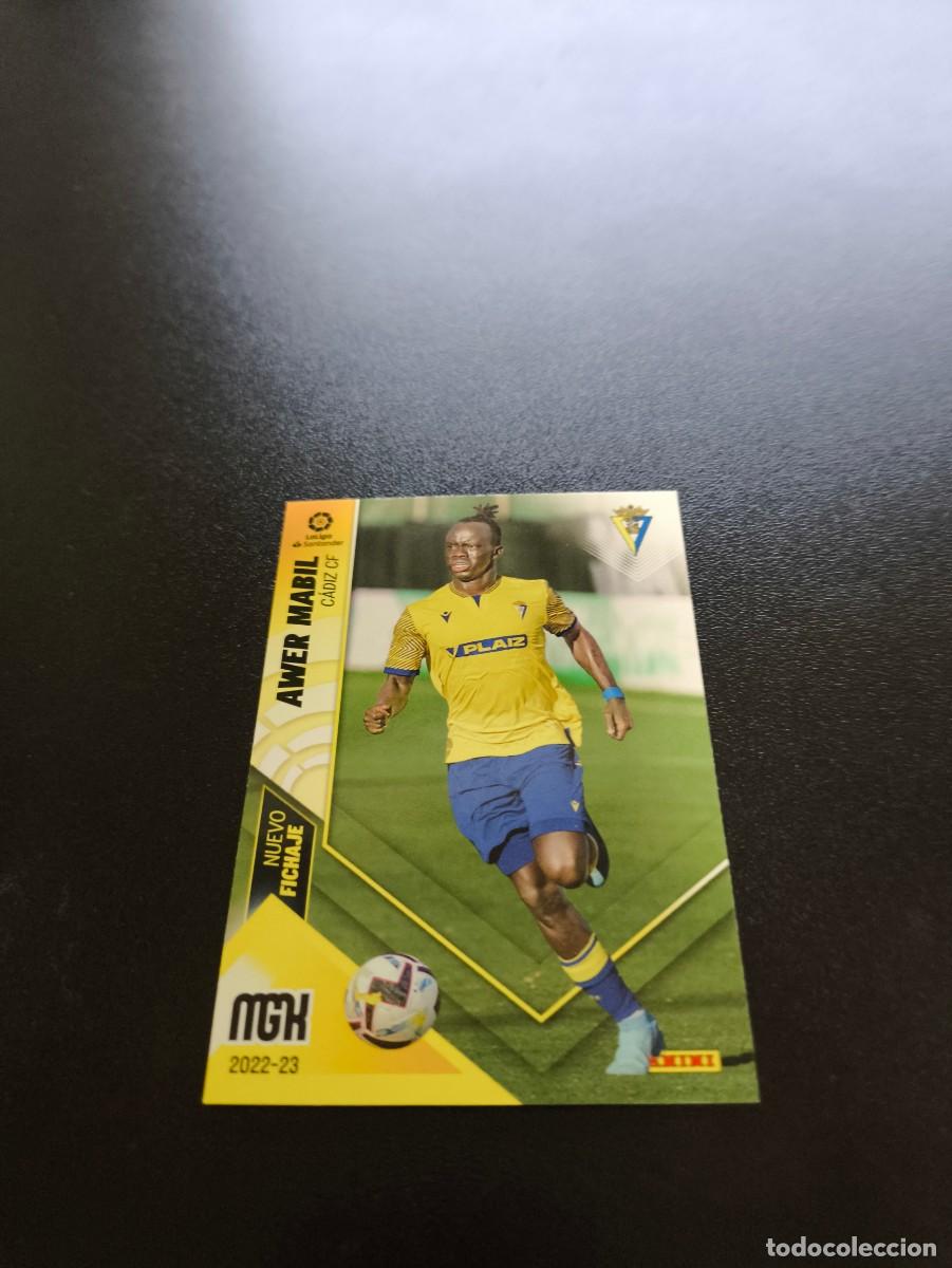 Figurine di Calcio: 438 Awer Mabil CADIZ NUEVO FICHAJE PANINI LIGA MEGACRACKS MGK 2022 2023 22 23 NO ESTE