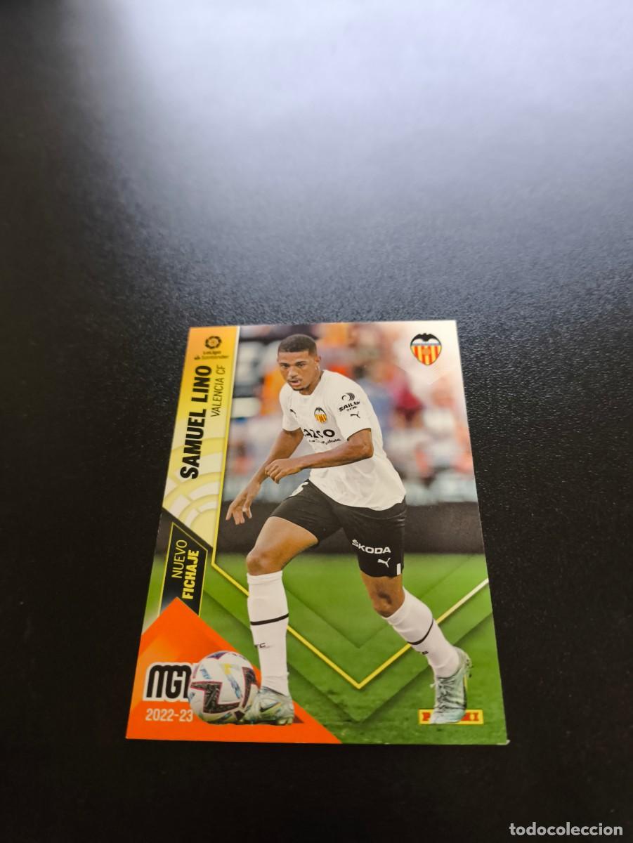 Figurine di Calcio: 441 Samuel Lino VALENCIA NUEVO FICHAJE PANINI LIGA MEGACRACKS MGK 2022 2023 22 23 NO ESTE