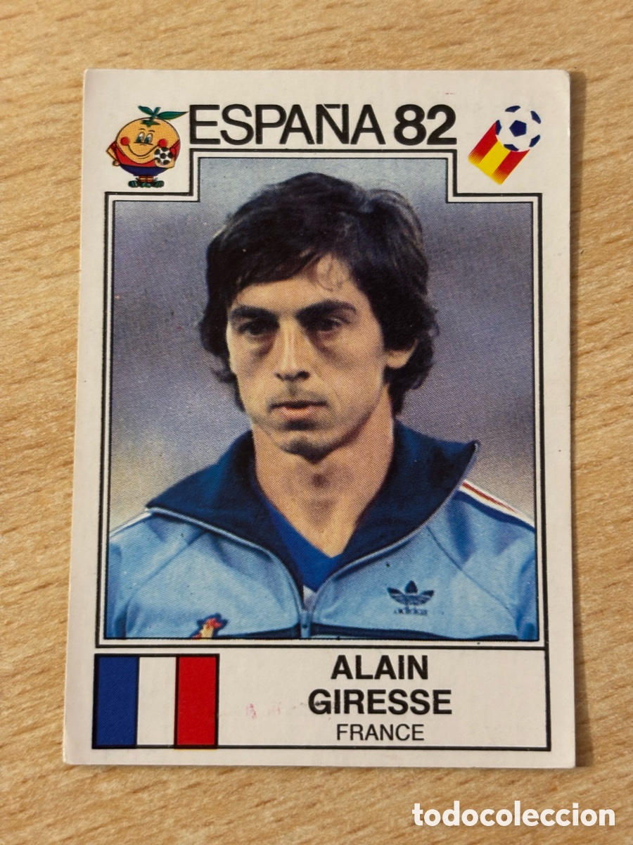 Figurine di Calcio: # 285 Alain Giresse Francia Mundial Espa&ntilde;a 82 sin pegar Panini