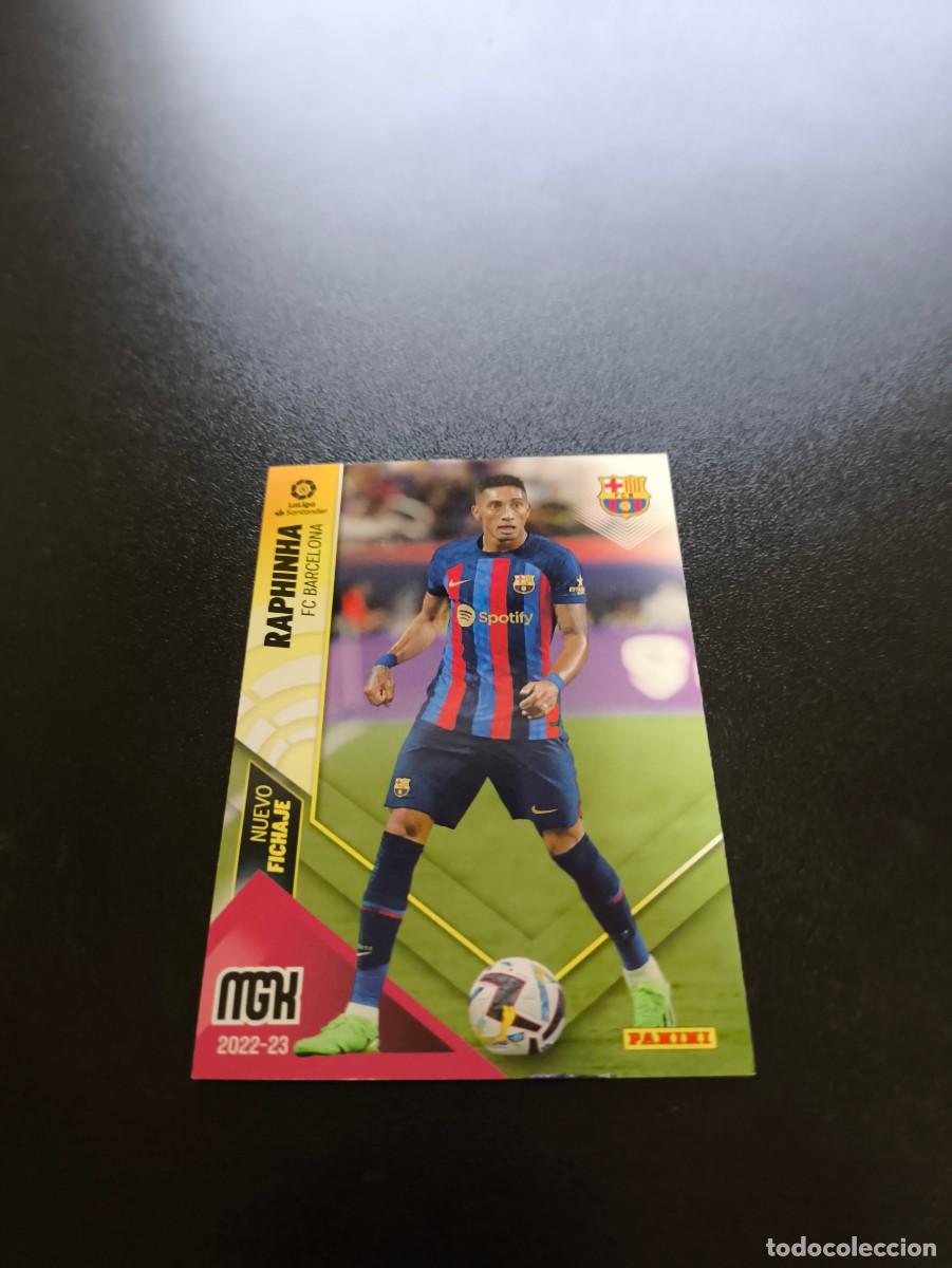 Figurine di Calcio: 446 Raphinha BARCELONA NUEVO FICHAJE PANINI LIGA MEGACRACKS MGK 2022 2023 22 23 NO ESTE