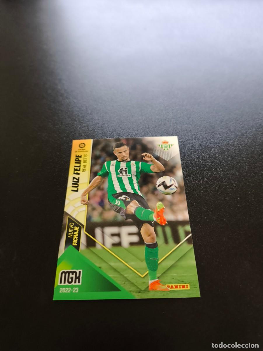 Figurine di Calcio: 450 Luiz Felipe REAL BETIS NUEVO FICHAJE PANINI LIGA MEGACRACKS MGK 2022 2023 22 23 NO ESTE