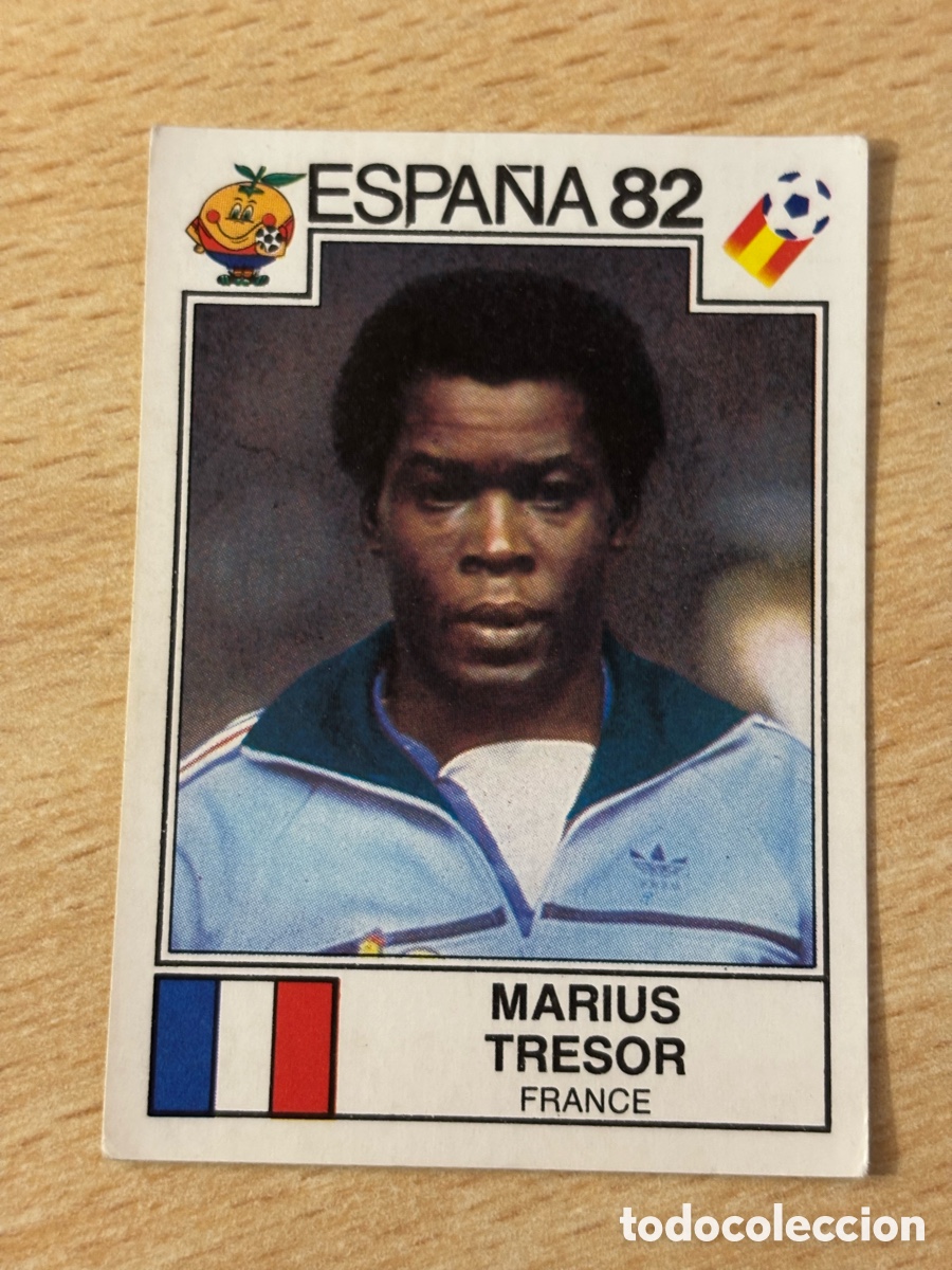 Figurine di Calcio: # 279 Marius Tresor Francia Mundial Espa&ntilde;a 82 sin pegar Panini