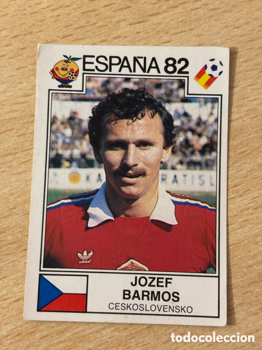 Figurine di Calcio: # 263 Jozef Barmos Checoslovaquia Mundial Espa&ntilde;a 82 sin pegar Panini