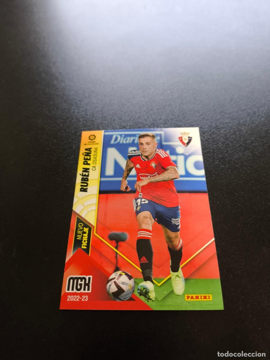 Figurine di Calcio: 460 Rub&eacute;n Pe&ntilde;a OSASUNA NUEVO FICHAJE PANINI LIGA MEGACRACKS MGK 2022 2023 22 23 NO ESTE