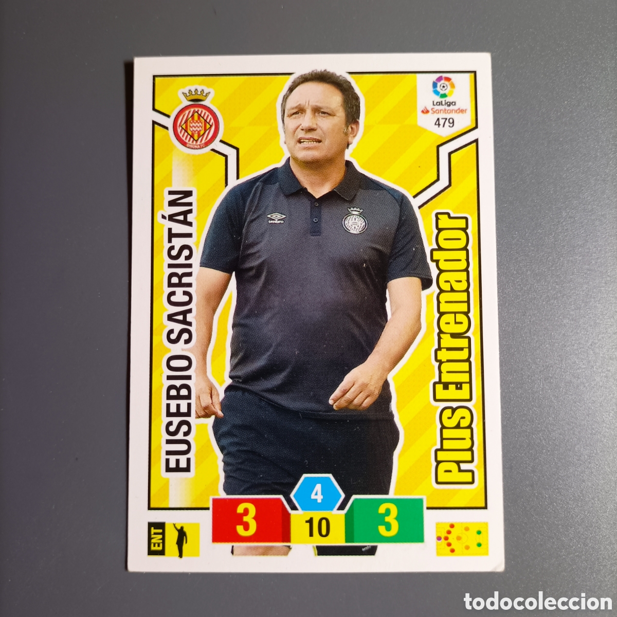 Figurine di Calcio: ADRENALYN. LIGA 2018-2019 (GIRONA) №479 EUSEBIO SACRIST&Aacute;N