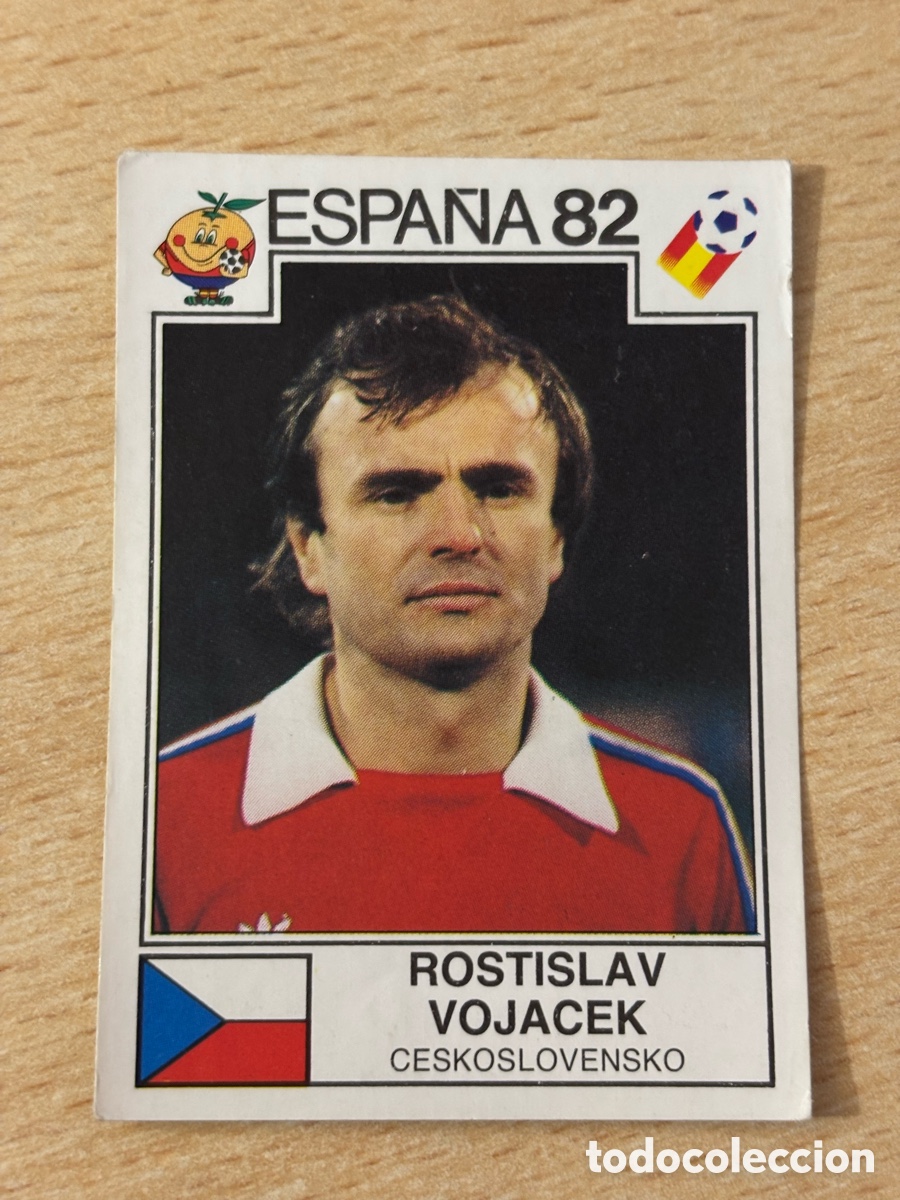 Cartes &agrave; collectionner de Football: # 262 Rostilav Vojacek Checoslovaquia Mundial Espa&ntilde;a 82 sin pegar Panini