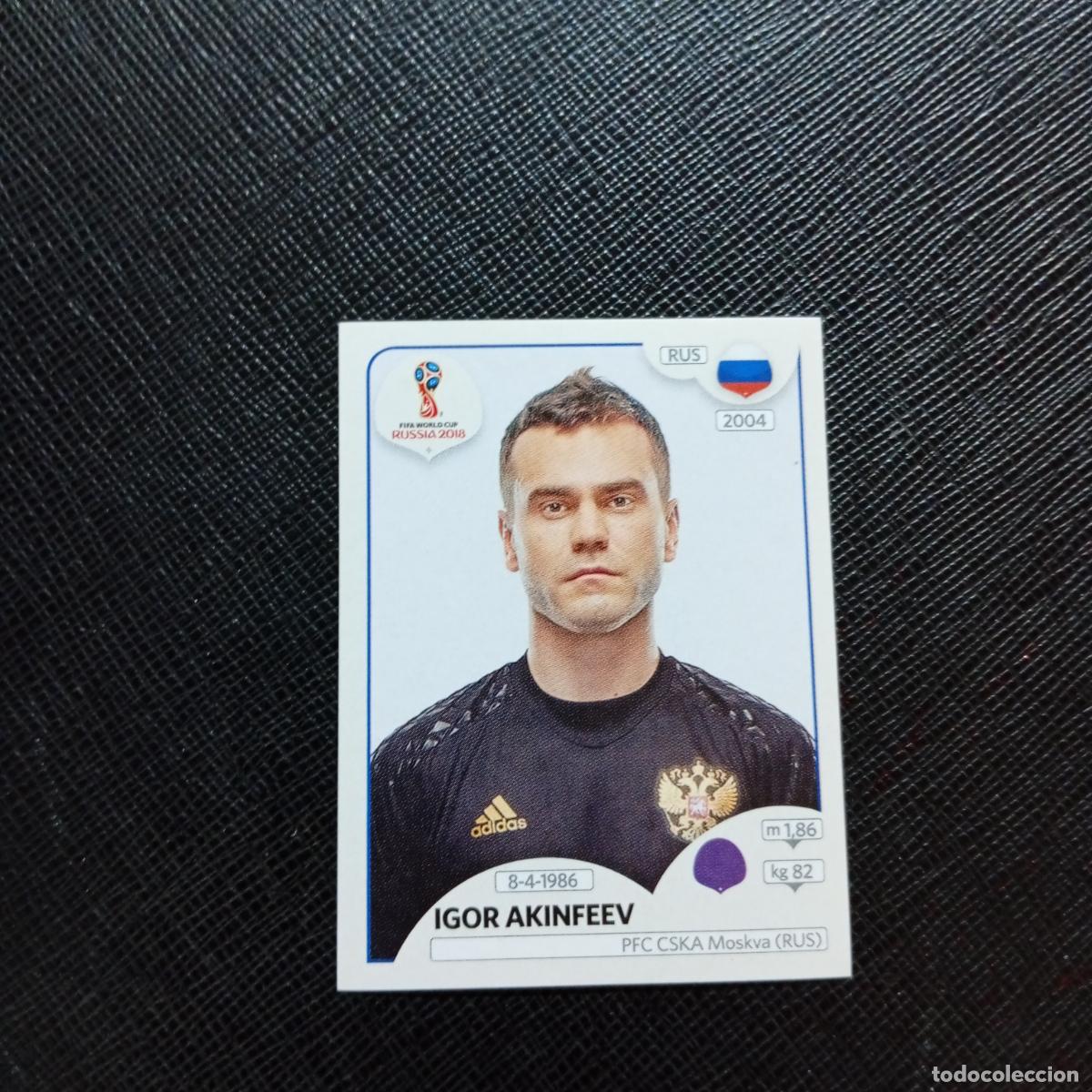 Football Stickers: 34 IGOR AKINFEEV RUSIA PANINI MUNDIAL RUSIA 2018 CROMO FUTBOL 18 - SIN PEGAR - CJ2 ....