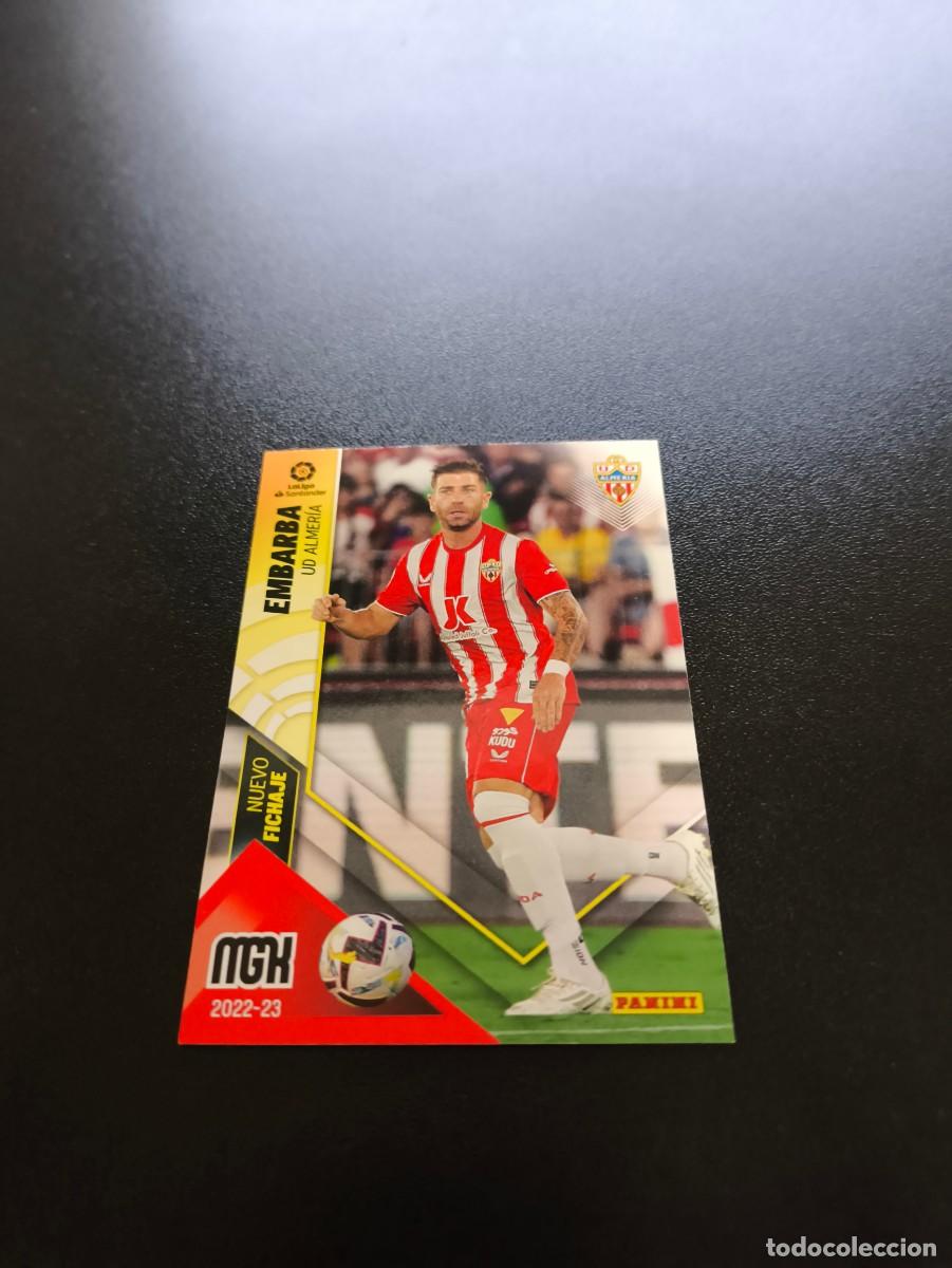 Football Stickers: 469 Embarba ALMERIA NUEVO FICHAJE PANINI LIGA MEGACRACKS MGK 2022 2023 22 23 NO ESTE