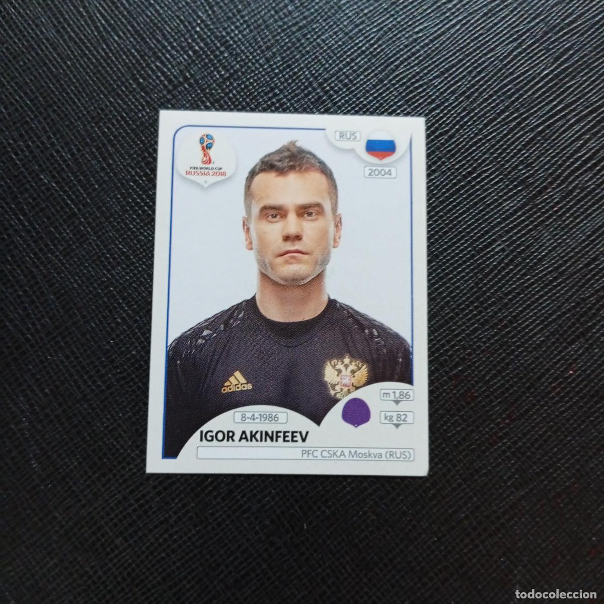 Football Stickers: 34 IGOR AKINFEEV RUSIA PANINI MUNDIAL RUSIA 2018 CROMO FUTBOL 18 - SIN PEGAR - CJ2 ....