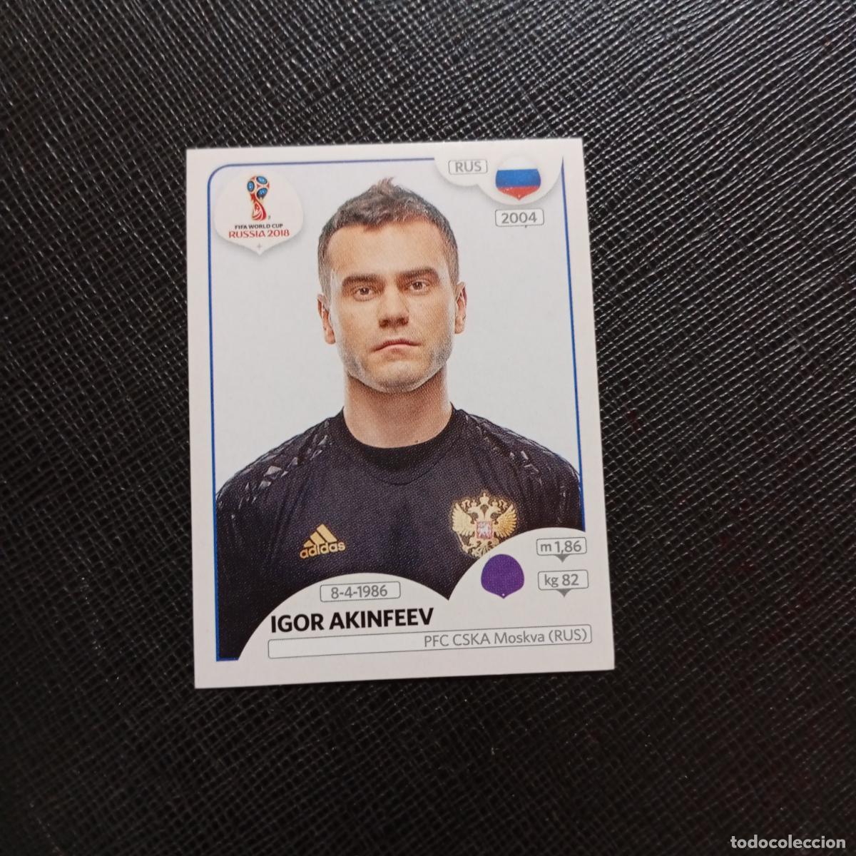 Football Stickers: 34 IGOR AKINFEEV RUSIA PANINI MUNDIAL RUSIA 2018 CROMO FUTBOL 18 - SIN PEGAR - CJ2 ....