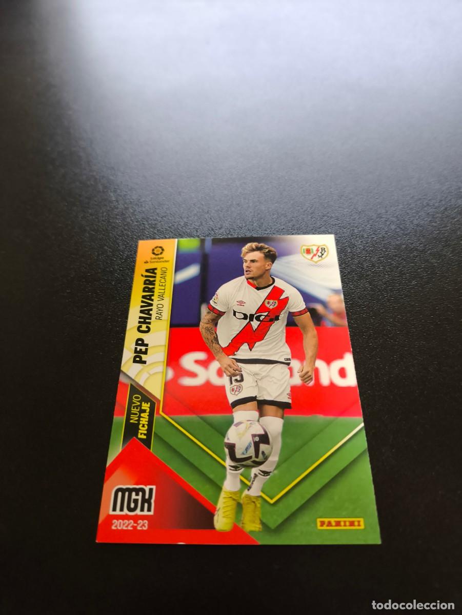 Fu&szlig;ball-Sticker: 471 Pep Chavarria RAYO VALLECANO NUEVO FICHAJE PANINI LIGA MEGACRACKS MGK 2022 2023 22 23 NO ESTE