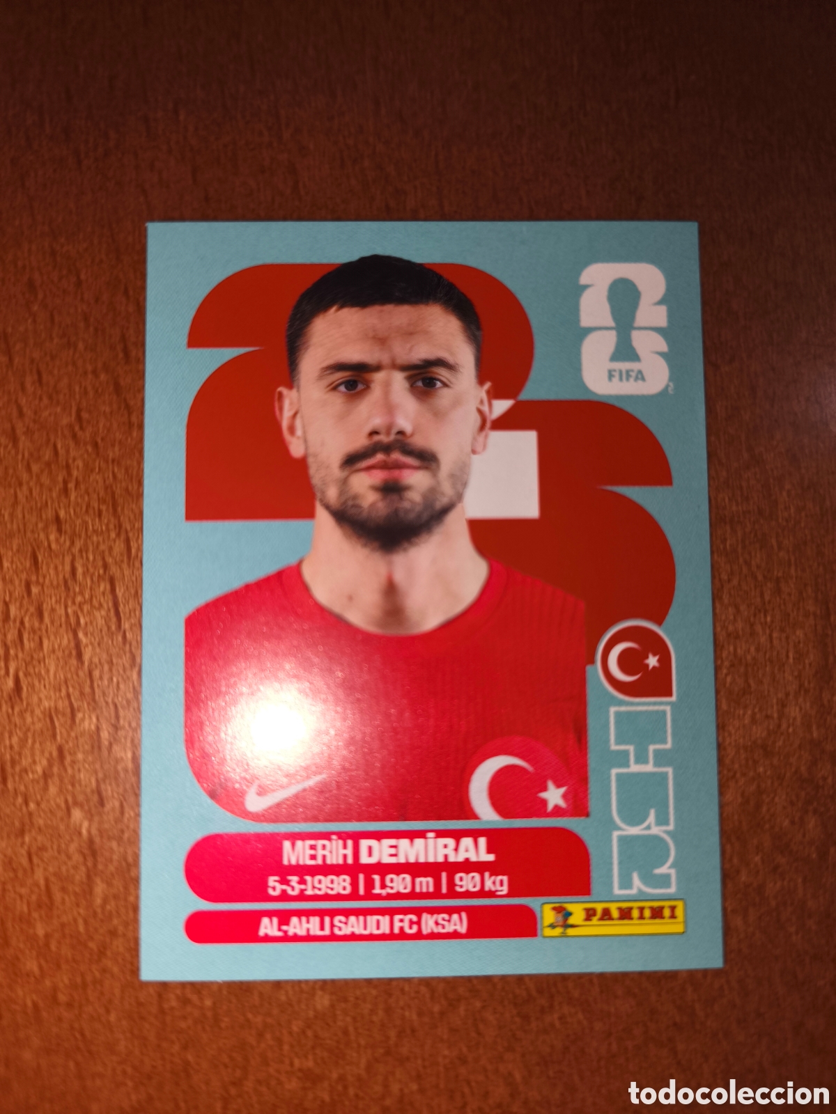 Figurine di Calcio: TUR7 Merih Demiral TUR 7 Fifa World Cup 2026 Turqu&iacute;a