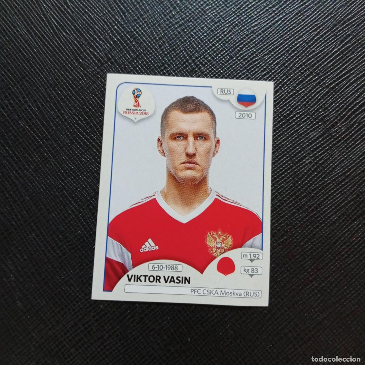 Cromos de f&uacute;tbol: 36 VITKOR VASIN RUSIA PANINI MUNDIAL RUSIA 2018 CROMO FUTBOL 18 - SIN PEGAR - CJ2