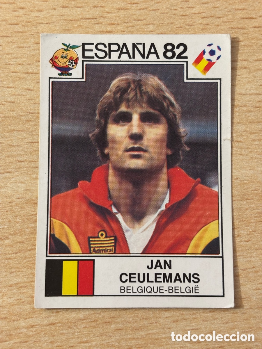 Cromos de f&uacute;tbol: # 215 Jan Ceulemans B&eacute;lgica Mundial Espa&ntilde;a 82 sin pegar Panini