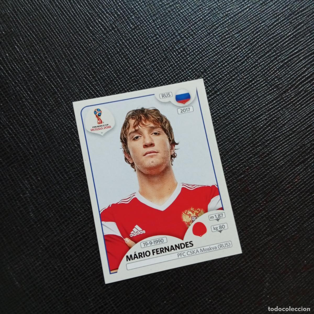 Cromos de f&uacute;tbol: 37 MARIO FERNANDES RUSIA PANINI MUNDIAL RUSIA 2018 CROMO FUTBOL 18 - SIN PEGAR - CJ2 .....