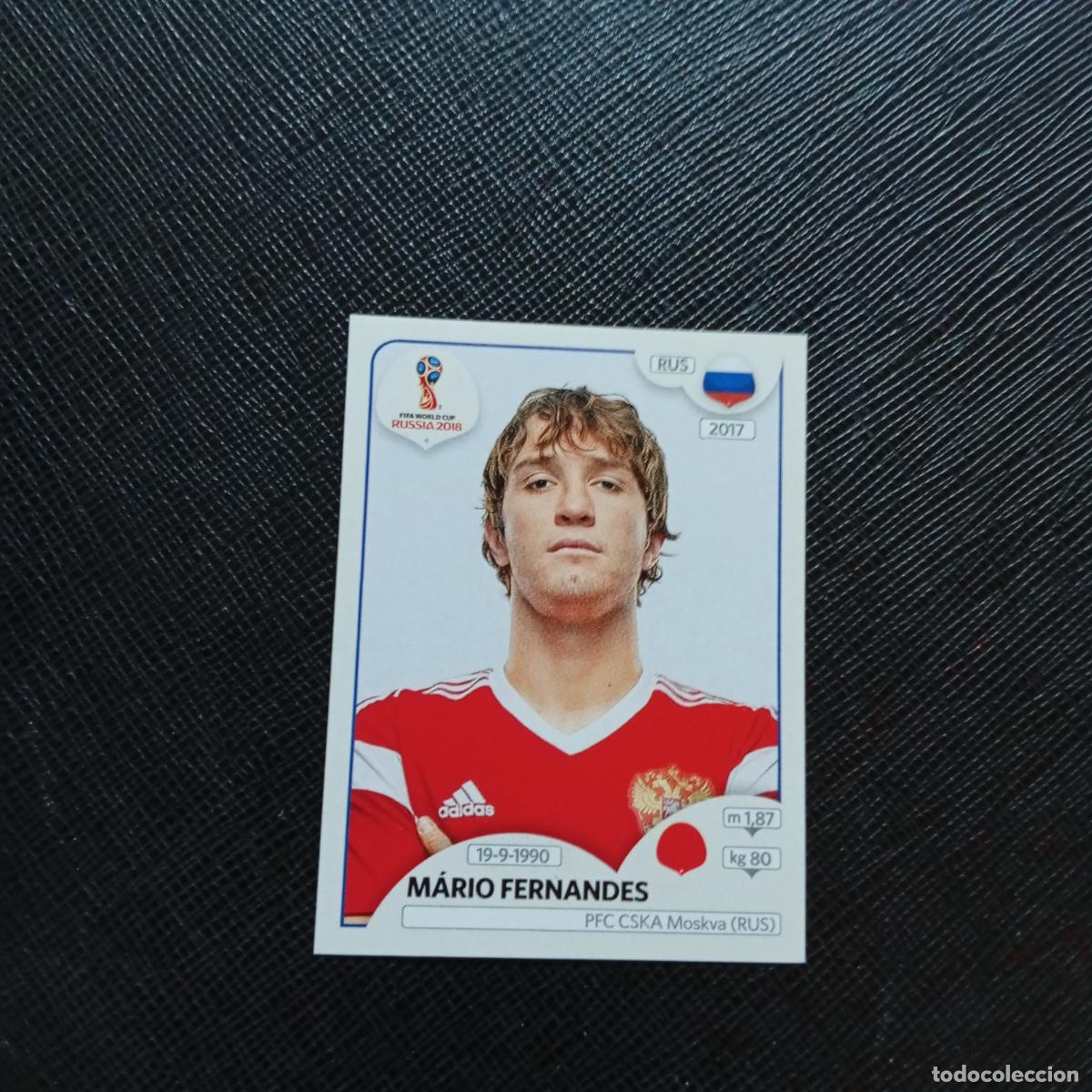 Cromos de f&uacute;tbol: 37 MARIO FERNANDES RUSIA PANINI MUNDIAL RUSIA 2018 CROMO FUTBOL 18 - SIN PEGAR - CJ2