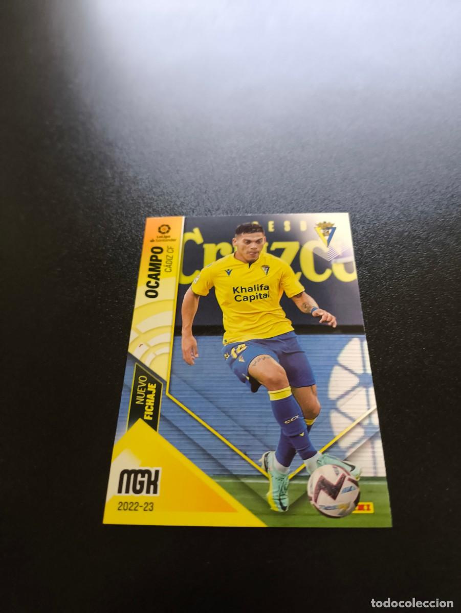 Cromos de f&uacute;tbol: 479 Ocampo CADIZ NUEVO FICHAJE PANINI LIGA MEGACRACKS MGK 2022 2023 22 23 NO ESTE