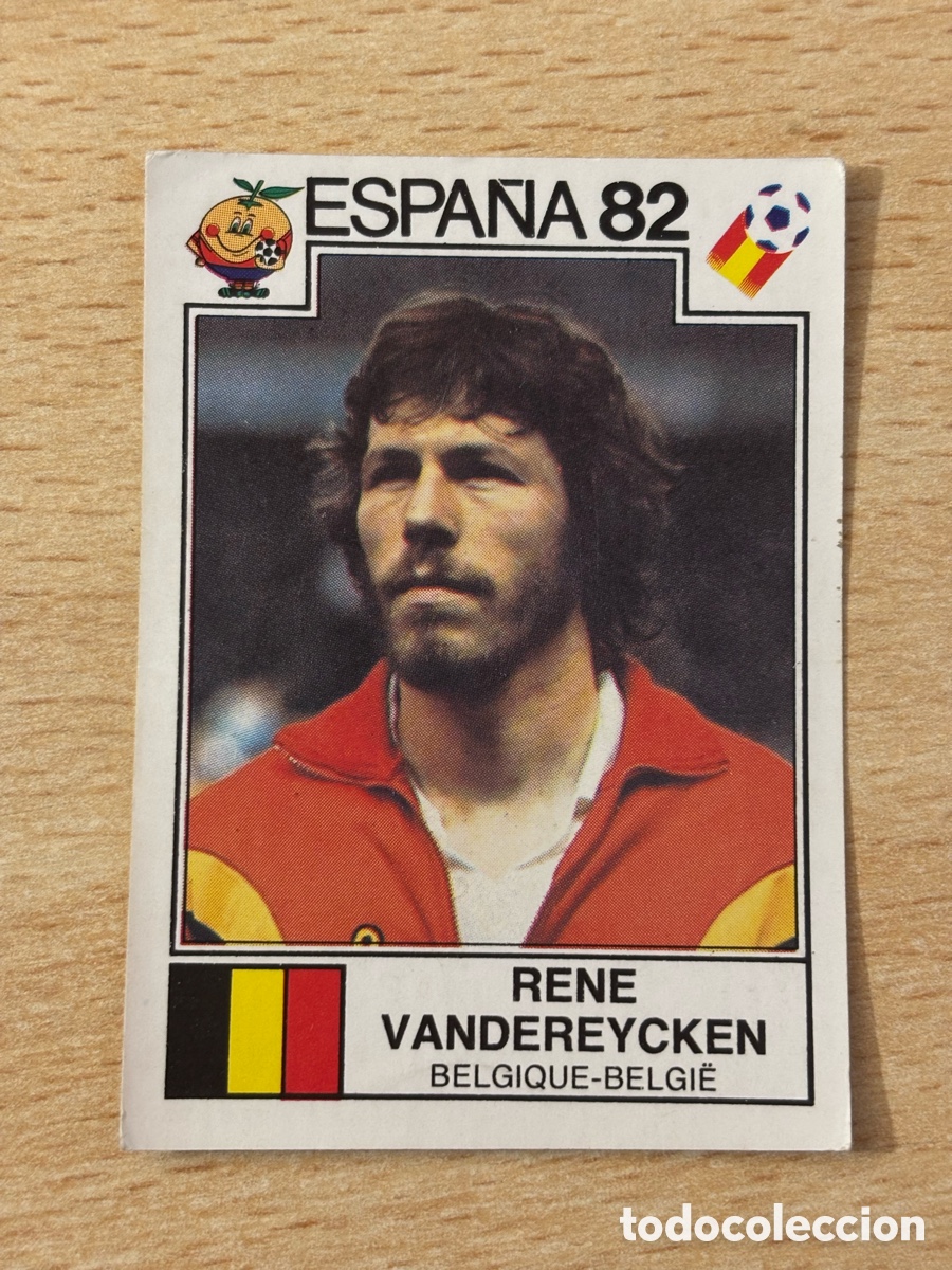 Cromos de f&uacute;tbol: # 209 Ren&eacute; Vandereycken B&eacute;lgica Mundial Espa&ntilde;a 82 sin pegar Panini