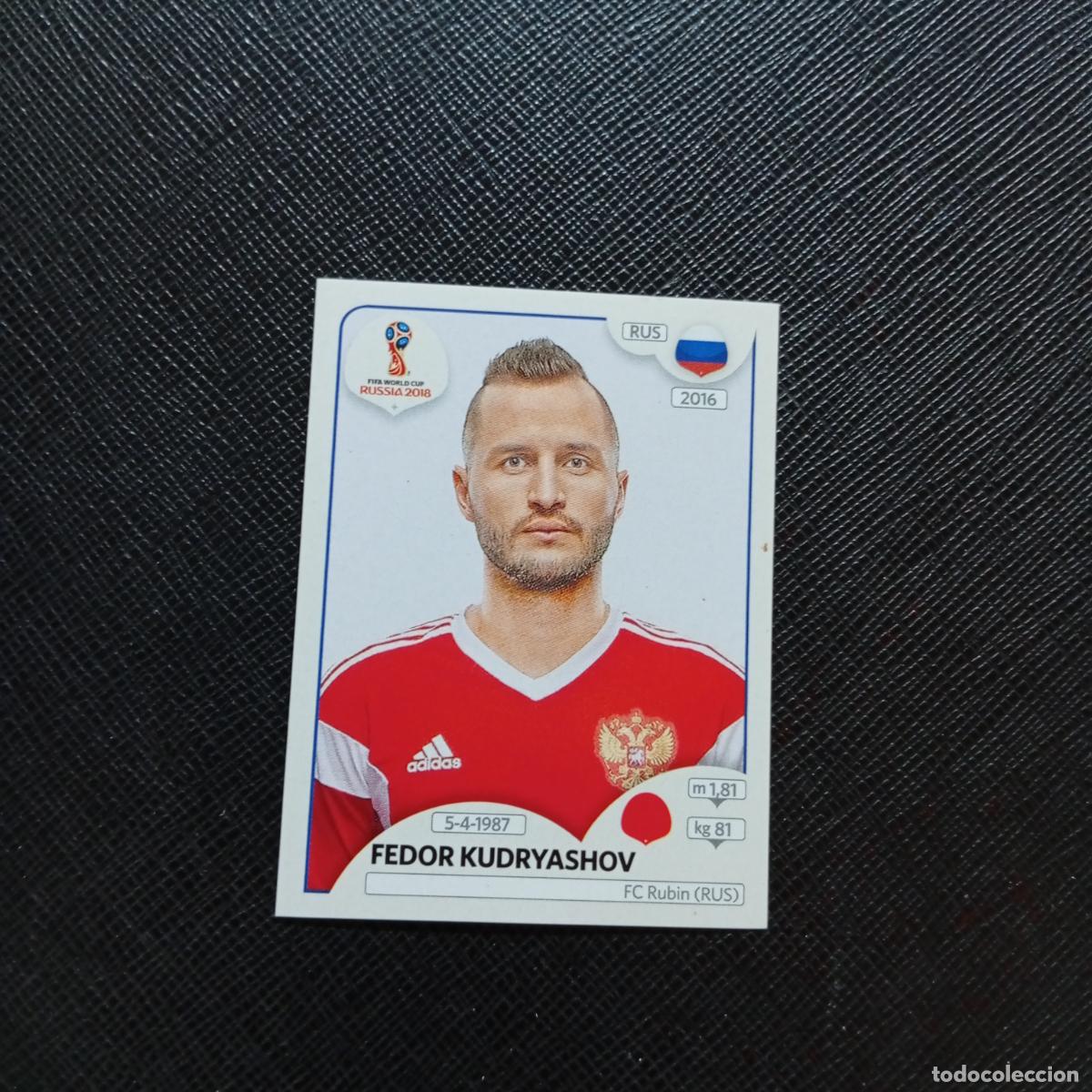 Cromos de f&uacute;tbol: 38 FEDOR KUDRYASHOV RUSIA PANINI MUNDIAL RUSIA 2018 CROMO FUTBOL 18 - SIN PEGAR - CJ2