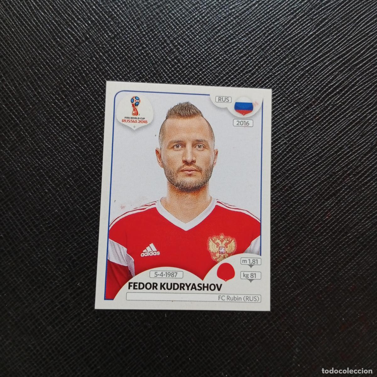 Cromos de f&uacute;tbol: 38 FEDOR KUDRYASHOV RUSIA PANINI MUNDIAL RUSIA 2018 CROMO FUTBOL 18 - SIN PEGAR - CJ2