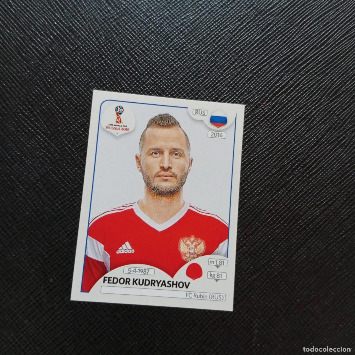 Cromos de f&uacute;tbol: 38 FEDOR KUDRYASHOV RUSIA PANINI MUNDIAL RUSIA 2018 CROMO FUTBOL 18 - SIN PEGAR - CJ2 .