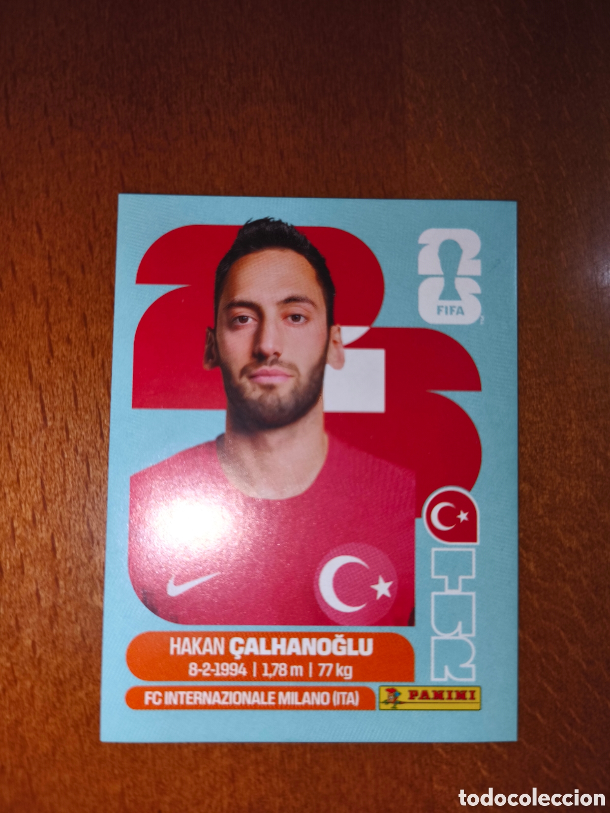 Cromos de f&uacute;tbol: TUR11 Hakan &Ccedil;alhanoglu TUR 11 Fifa World Cup 2026 Turqu&iacute;a