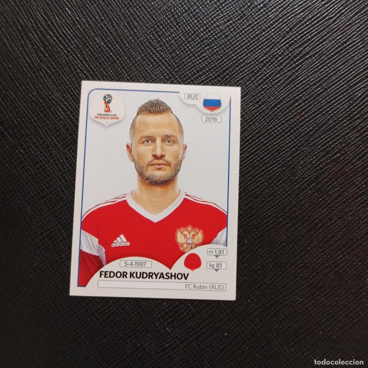 Cromos de f&uacute;tbol: 38 FEDOR KUDRYASHOV RUSIA PANINI MUNDIAL RUSIA 2018 CROMO FUTBOL 18 - SIN PEGAR - CJ2 .