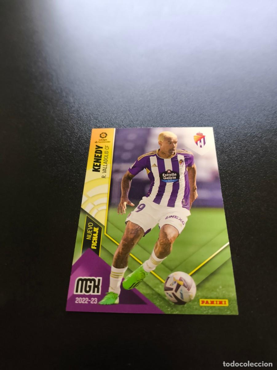 Cromos de f&uacute;tbol: 484 Kenedy VALLADOLID NUEVO FICHAJE PANINI LIGA MEGACRACKS MGK 2022 2023 22 23 NO ESTE