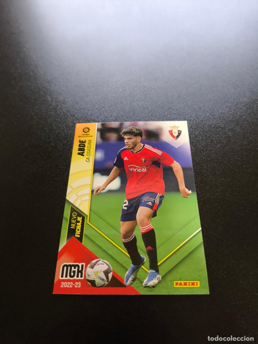 Football Stickers: 485 Abde OSASUNA NUEVO FICHAJE PANINI LIGA MEGACRACKS MGK 2022 2023 22 23 NO ESTE